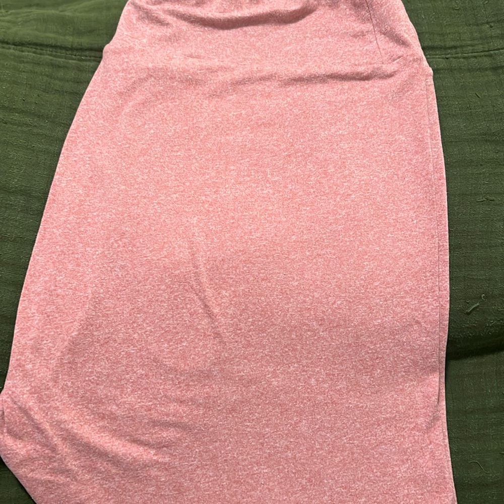 Heather peach leggings